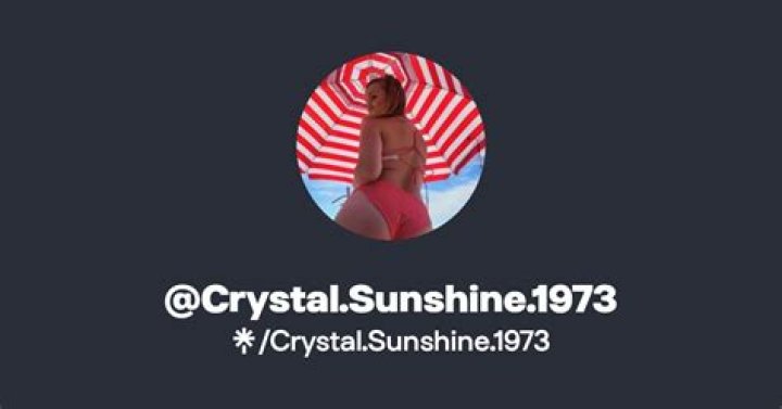 Crystal OnlyFans Account crystal.sunshine