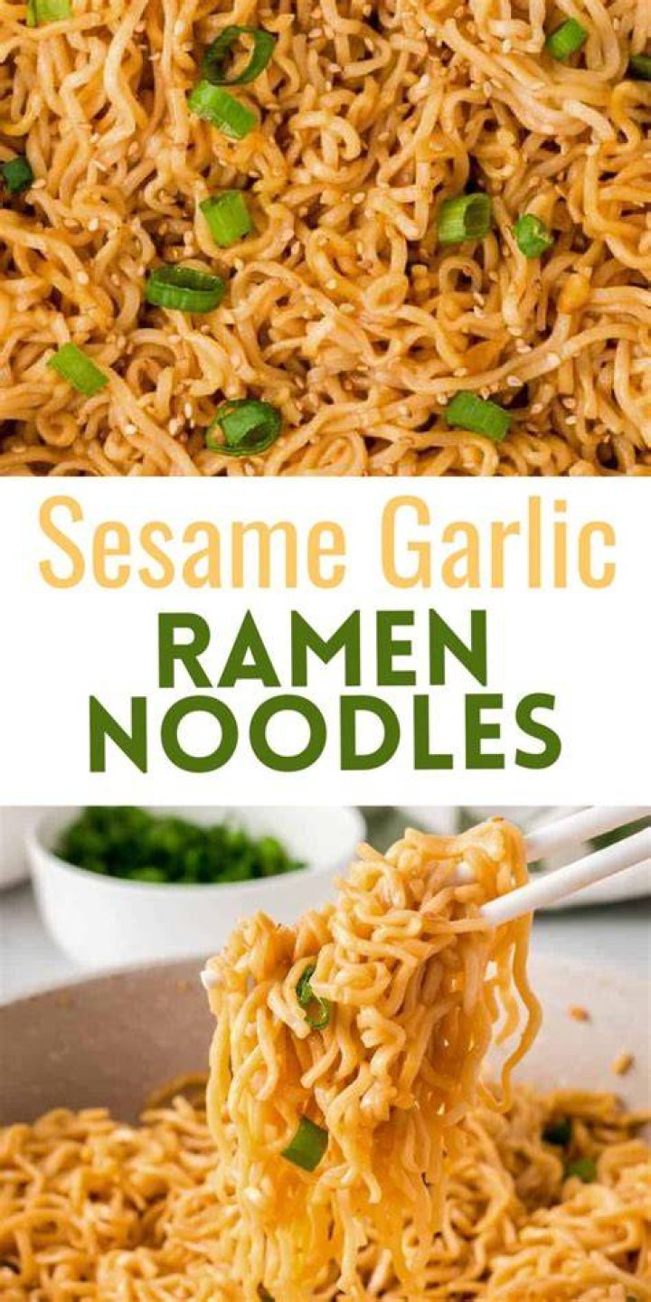 Sesame Garlic Ramen StirFry Recipe Ramen stir fry, Cooking, Stir fry